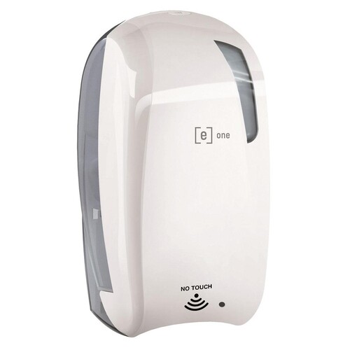 Seifenspender e8 Sensor 500ml/1200ml / weiß / Kunststoff / e one / 140x120x262mm Produktbild Front View L