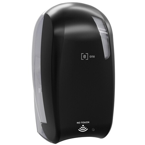 Seifenspender e8 Sensor 500ml/1200ml / schwarz / Kunststoff / e one / 140x120x262mm Produktbild Front View L