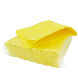 Vlies-Allzwecktuch 38x38cm / gelb (PACK=10 STÜCK) Produktbild