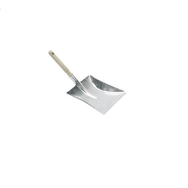 Kehrschaufel silber mit Holzgriff 22cm Produktbild