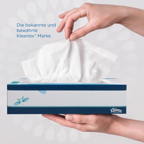 Kosmetiktücher 3-lagig / 20x20cm / Zellstoff / weiß Kimberly Clark 8824 (KARTON = 12 BOXEN Á 72 TÜCHER) Produktbild Additional View 4 L