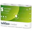 Küchenrollen 3-lagig / hochweiß / 64 Blatt / Recycling / Satino Comfort (PACK=4 ROLLEN) Produktbild Additional View 1 S