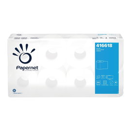Toilettenpapier 2-lagig / 500 Blatt / Recycling / weiß / Papernet (PACK=48 ROLLEN) Produktbild
