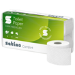 Toilettenpapier 2-lagig / 250 Blatt / Recycling / hochweiß / Satino comfort (PACK=8 ROLLEN) Produktbild