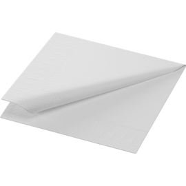 Servietten Zelltuch 1/4 Falz / 24x24cm / 3-lagig / weiß / Duni (PACK=250 STÜCK) Produktbild