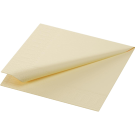 Servietten Zelltuch 1/4 Falz / 24x24cm / 3-lagig / cream / Duni (PACK=250 STÜCK) Produktbild