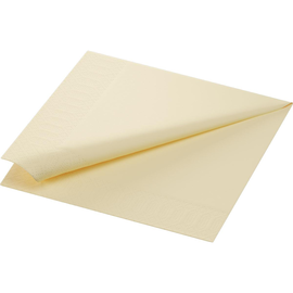 Servietten Zelltuch 1/4 Falz / 40x40cm / 3-lagig / cream / Duni (PACK=250 STÜCK) Produktbild