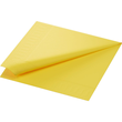 Servietten Zelltuch 1/4 Falz / 40x40cm / 3-lagig / gelb / Duni (PACK=250 STÜCK) Produktbild