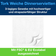 Servietten Soft 1/8 Falz / 39x39cm / 3-lagig / weiß / Tork 477579 (PACK=100 STÜCK) Produktbild Additional View 6 S