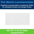 Servietten 1/8 Kopffalz / 33x33cm / 2-lagig / weiß / Tork 477402 (PACK=200 STÜCK) Produktbild Additional View 4 S