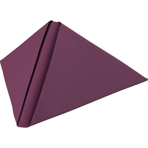 Servietten Dunilin 40x40cm / plum / Duni (PACK=45 STÜCK) Produktbild Front View L