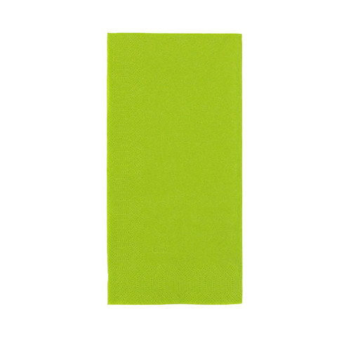 Servietten Zelltuch 1/8 Falz / 40x40cm / 3-lagig / kiwi / Duni (PACK=250 STÜCK) Produktbild Front View L