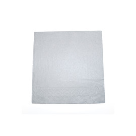 Servietten Tissue Basic 1/4 Falz / 33x33cm / 3-lagig / grau (PACK=100 STÜCK) Produktbild