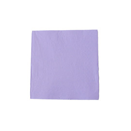 Servietten Tissue Basic 1/4 Falz / 33x33cm / 3-lagig / lila (PACK=100 STÜCK) Produktbild