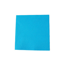 Servietten Tissue Basic 1/4 Falz / 33x33cm / 3-lagig / aqua blau (PACK=100 STÜCK) Produktbild