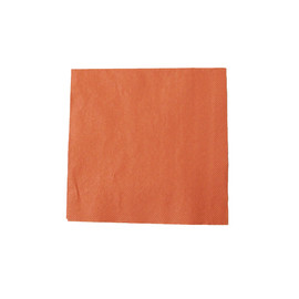 Servietten Tissue Basic 1/4 Falz / 33x33cm / 3-lagig / terracotta (PACK=100 STÜCK) Produktbild