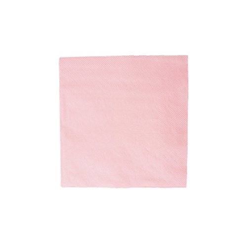 Servietten Tissue Basic 1/4 Falz / 33x33cm / 3-lagig / rosa (PACK=100 STÜCK) Produktbild