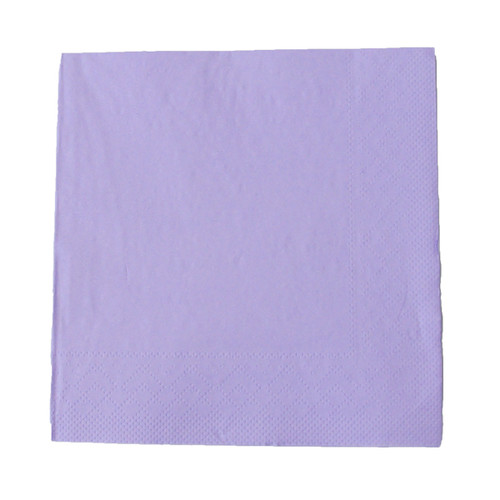 Servietten Tissue Basic 1/4 Falz / 40x40cm / 3-lagig / lila (PACK=100 STÜCK) Produktbild