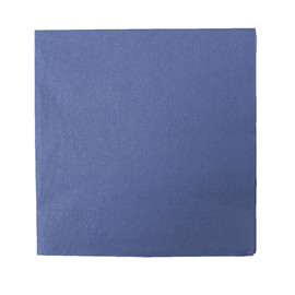 Servietten Tissue Basic 1/4 Falz / 40x40cm / 3-lagig / blau (PACK=100 STÜCK) Produktbild