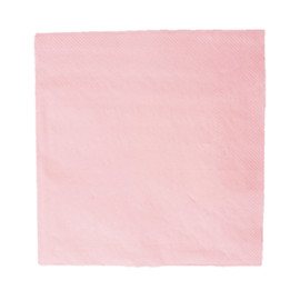 Servietten Tissue Basic 1/4 Falz / 40x40cm / 3-lagig / rosa (PACK=100 STÜCK) Produktbild