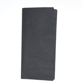 Servietten Tissue Basic 1/8 Falz / 40x40cm / 3-lagig / schwarz (PACK=100 STÜCK) Produktbild