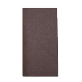 Servietten Tissue Basic 1/8 Falz / 40x40cm / 3-lagig / braun (PACK=100 STÜCK) Produktbild
