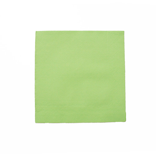 Servietten Tissue Deluxe Basic 1/4 Falz / 40x40cm / 4-lagig / kiwi (PACK=50 STÜCK) Produktbild