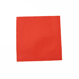 Servietten Tissue Deluxe Basic 1/4 Falz / 40x40cm / 4-lagig / rot (PACK=50 STÜCK) Produktbild