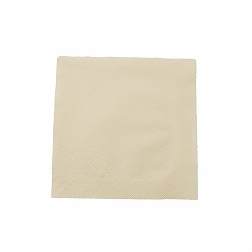 Servietten Tissue Deluxe Basic 1/4 Falz / 40x40cm / 4-lagig / creme (PACK=50 STÜCK) Produktbild