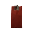 Besteckserviettentaschen Tissue Deluxe 1/8 Falz / 40x40cm / 4-lagig / bordeaux (PACK=75 STÜCK) Produktbild