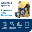 Servietten Soft 1/4 Falz / 39x39cm / 3-lagig / schwarz / Tork 477675 (PACK=100 STÜCK) Produktbild Additional View 5 S