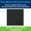 Servietten Soft 1/4 Falz / 39x39cm / 3-lagig / schwarz / Tork 477675 (PACK=100 STÜCK) Produktbild Additional View 6 S