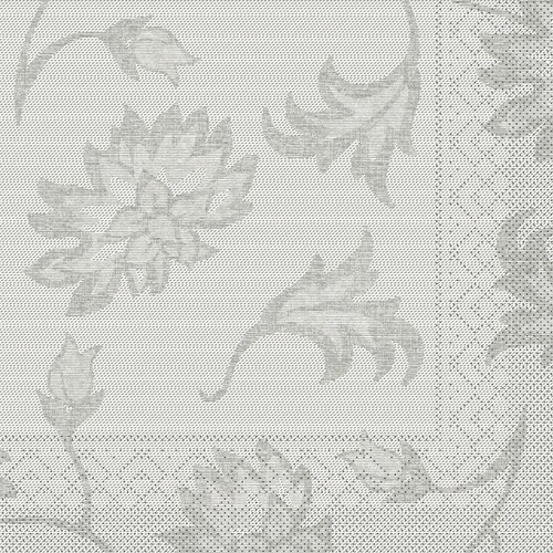 Servietten Tissue LISBOA 1/4 Falz / 40x40cm / 3-lagig / grau (PACK=100 STÜCK) Produktbild Front View L