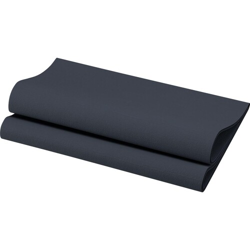 Servietten Dunisoft 1/4 Falz / 40x40cm / schwarz / Duni (PACK=60 STÜCK) Produktbild