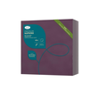 Servietten Bio Dunisoft 1/4 Falz / 40x40cm / plum / Duni (PACK=60 STÜCK) Produktbild Additional View 1 S