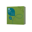 Servietten Bio Dunisoft 1/4 Falz / 40x40cm / leaf green / Duni (PACK=60 STÜCK) Produktbild Additional View 1 S