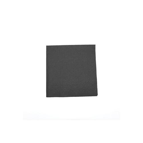 Servietten Tissue Basic 1/4 Falz / 24x24cm / 3-lagig / schwarz (PACK=150 STÜCK) Produktbild