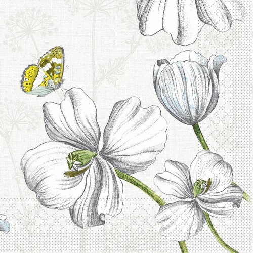 Servietten Tissue ISABEAU 1/4 Falz / 40x40cm / 3-lagig (PACK=100 STÜCK) Produktbild Additional View 1 L
