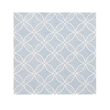 Servietten Royal Collection 1/4 Falz / 40x40cm / 3-lagig / arktikblau / Circle Flowers (PACK=50 STÜCK) Produktbild