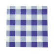 Servietten Tissue KARO 1/4 Falz / 33x33cm / 3-lagig / blau (KTN=600 STÜCK) Produktbild
