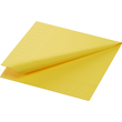 Servietten Zelltuch 1/4 Falz / 24x24cm / 3-lagig / gelb / Duni (PACK=250 STÜCK) Produktbild