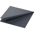 Servietten Zelltuch 1/4 Falz / 24x24cm / 3-lagig / schwarz / Duni (PACK=250 STÜCK) Produktbild