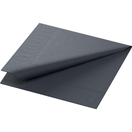 Servietten Zelltuch 1/4 Falz / 24x24cm / 3-lagig / schwarz / Duni (PACK=250 STÜCK) Produktbild