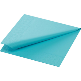 Servietten Zelltuch 1/4 Falz / 24x24cm / 3-lagig / mint blue / Duni (PACK=250 STÜCK) Produktbild