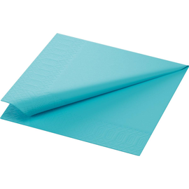 Servietten Zelltuch 1/4 Falz / 33x33cm / 3-lagig / mint blue / Duni (PACK=250 STÜCK) Produktbild
