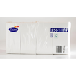 Servietten Zelltuch 1/8 Falz / 33x33cm / 3-lagig / weiß / Duni (PACK=250 STÜCK) Produktbild Additional View 1 S