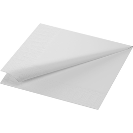 Servietten Zelltuch 1/4 Falz / 33x33cm / 1-lagig / weiß / Duni (PACK=500 STÜCK) Produktbild