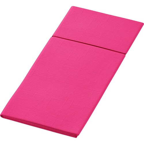 Besteckserviettentaschen Duniletto Slim 40x33cm / fuchsia / Duni (PACK=65 STÜCK) Produktbild Front View L