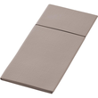 Besteckserviettentaschen Duniletto Slim 40x33cm / greige / Duni (PACK=65 STÜCK) Produktbild