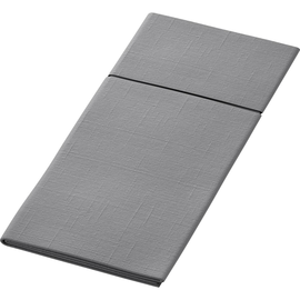 Besteckserviettentaschen Duniletto Slim 40x33cm / granite grey / Duni (PACK=65 STÜCK) Produktbild